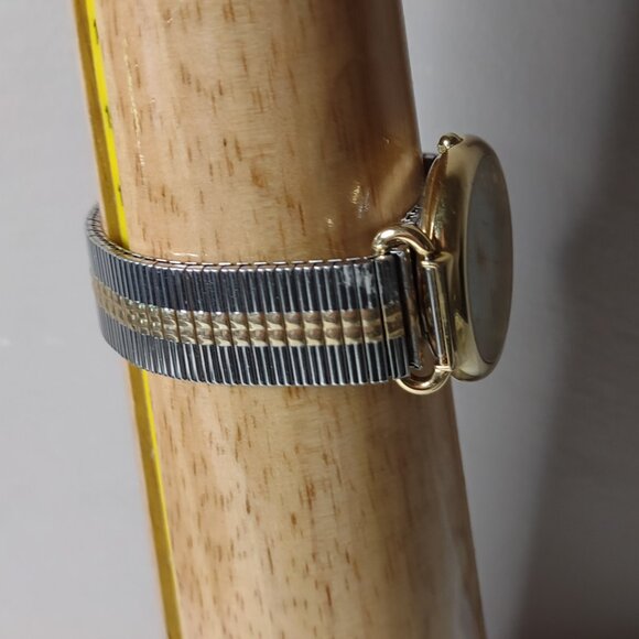 Two Tone 6.5 Inch Futura Stretch Watch - Picture 2 of 11